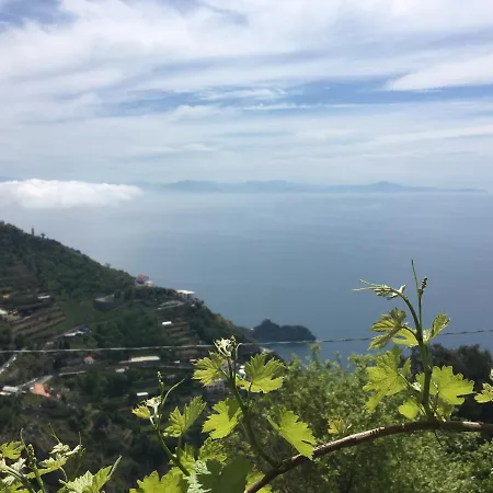 Il Nido Del Falco - Art House With Terrace And Sea View * Furore